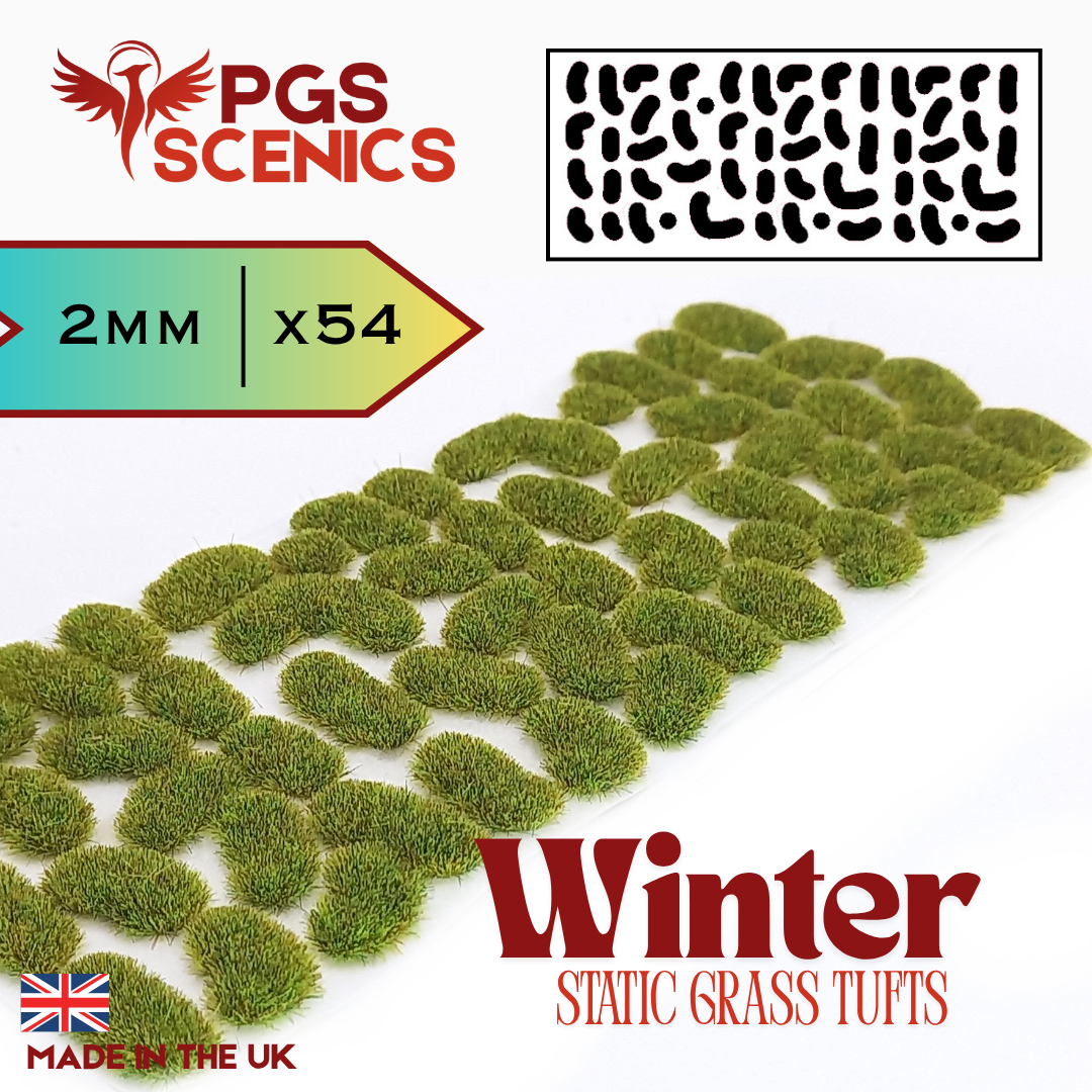 Winter - 2mm - Irregular static grass tufts