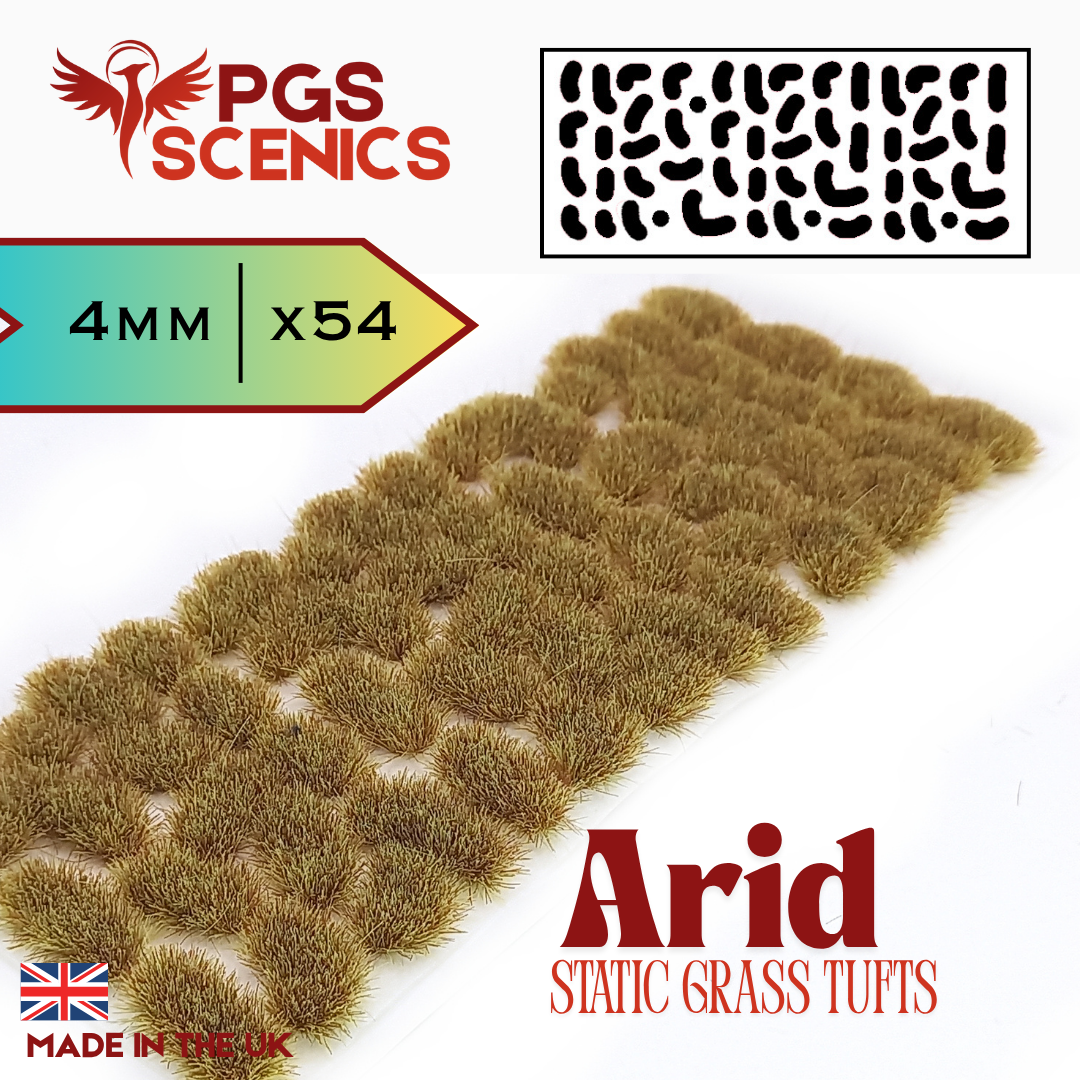 Arid - 4mm - Irregular static grass tufts