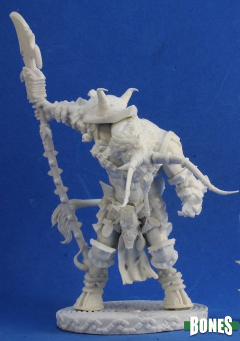 Reaper Bones 77376 - Minotaur Demon Lord