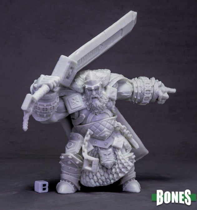 Reaper Bones 77614 - Skorg Ironskull, Fire Giant King (Huge)