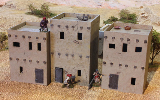 Renedra - Afghanistan To Middle East Two-Storey Houses (Box Set of 3)