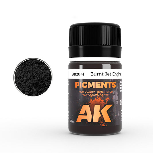 Burnt Jet Engine Pigment 35ml | AK2041