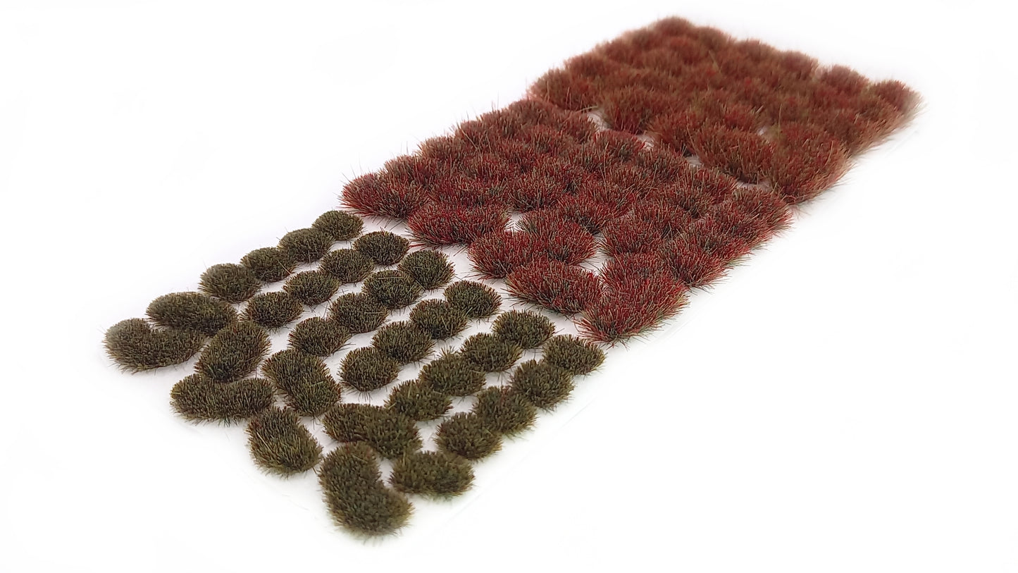 Dark Marshland - x91 2/4/6mm Mixed Static Grass Tufts