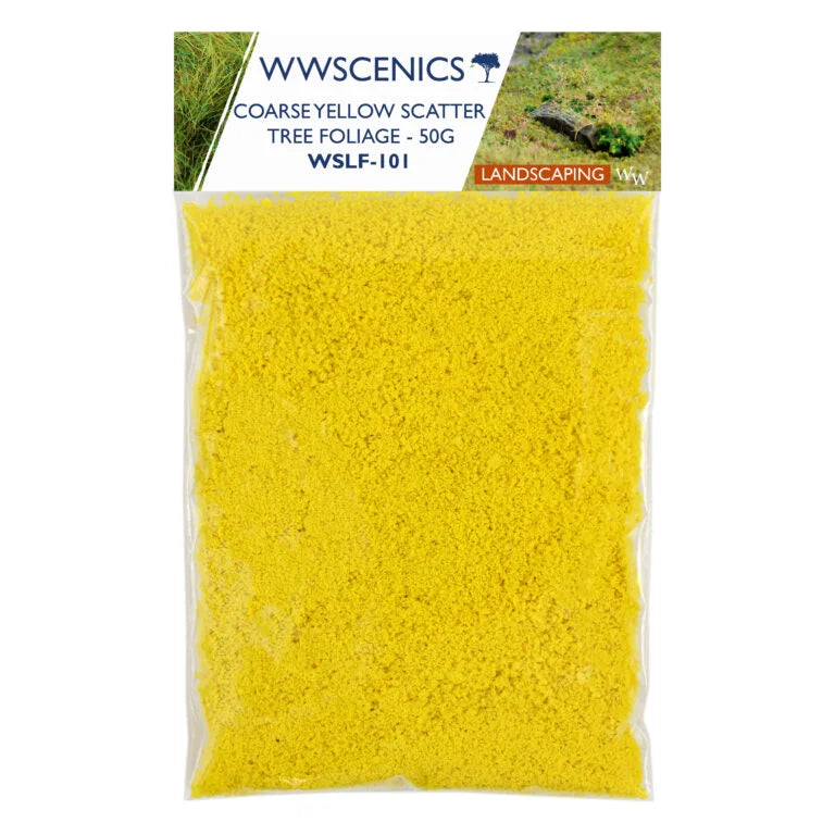 Coarse - Yellow Flower Flock - Tree Foliage - 50g