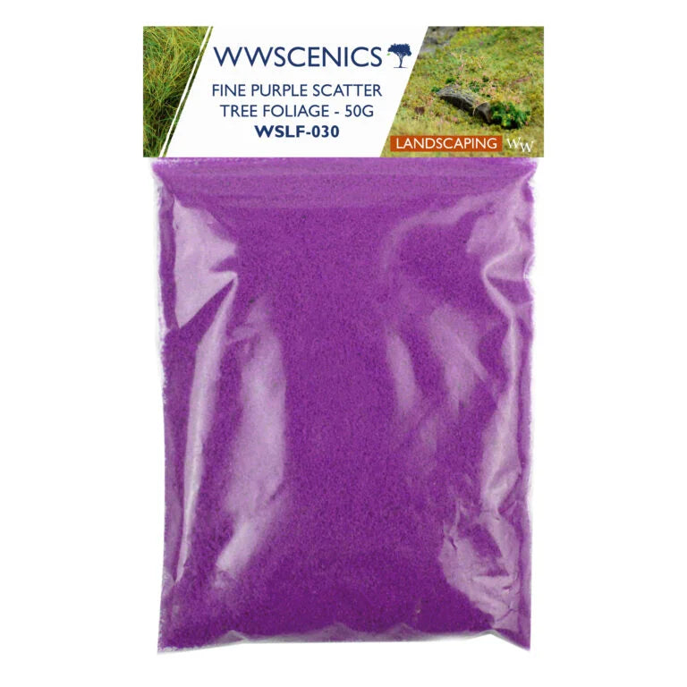 Fine - Purple Flower Flock - Tree Foliage - 50g