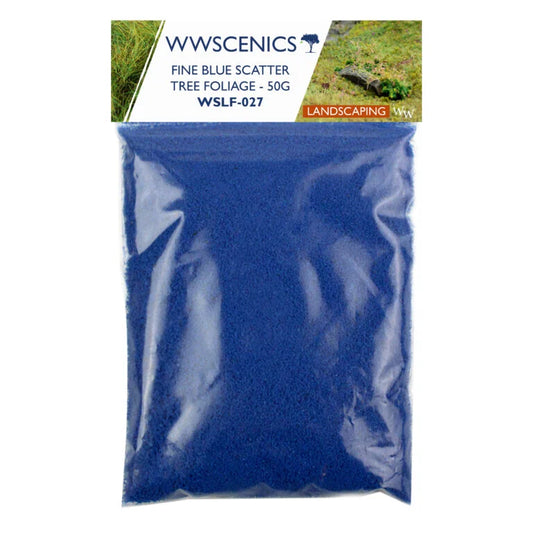 Fine - Blue Flower Flock - Tree Foliage - 50g