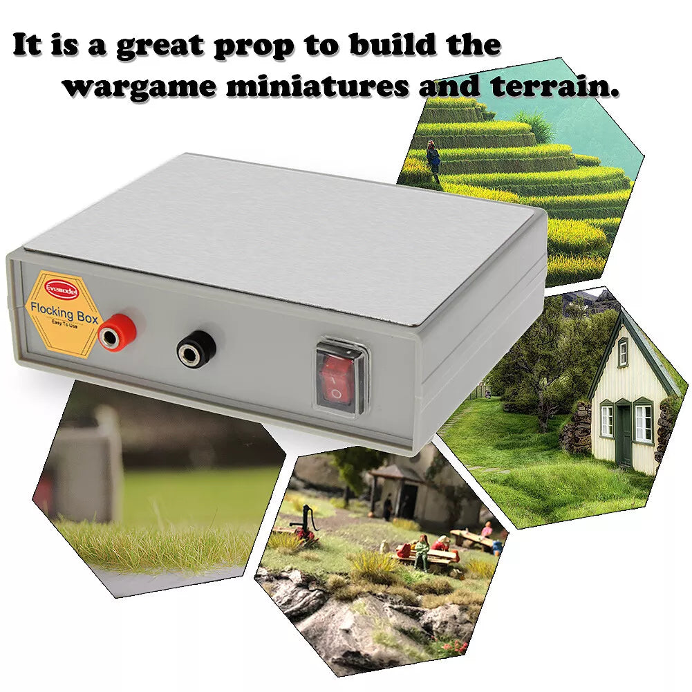 2-in-1 Static Grass Flocking Box & Applicator