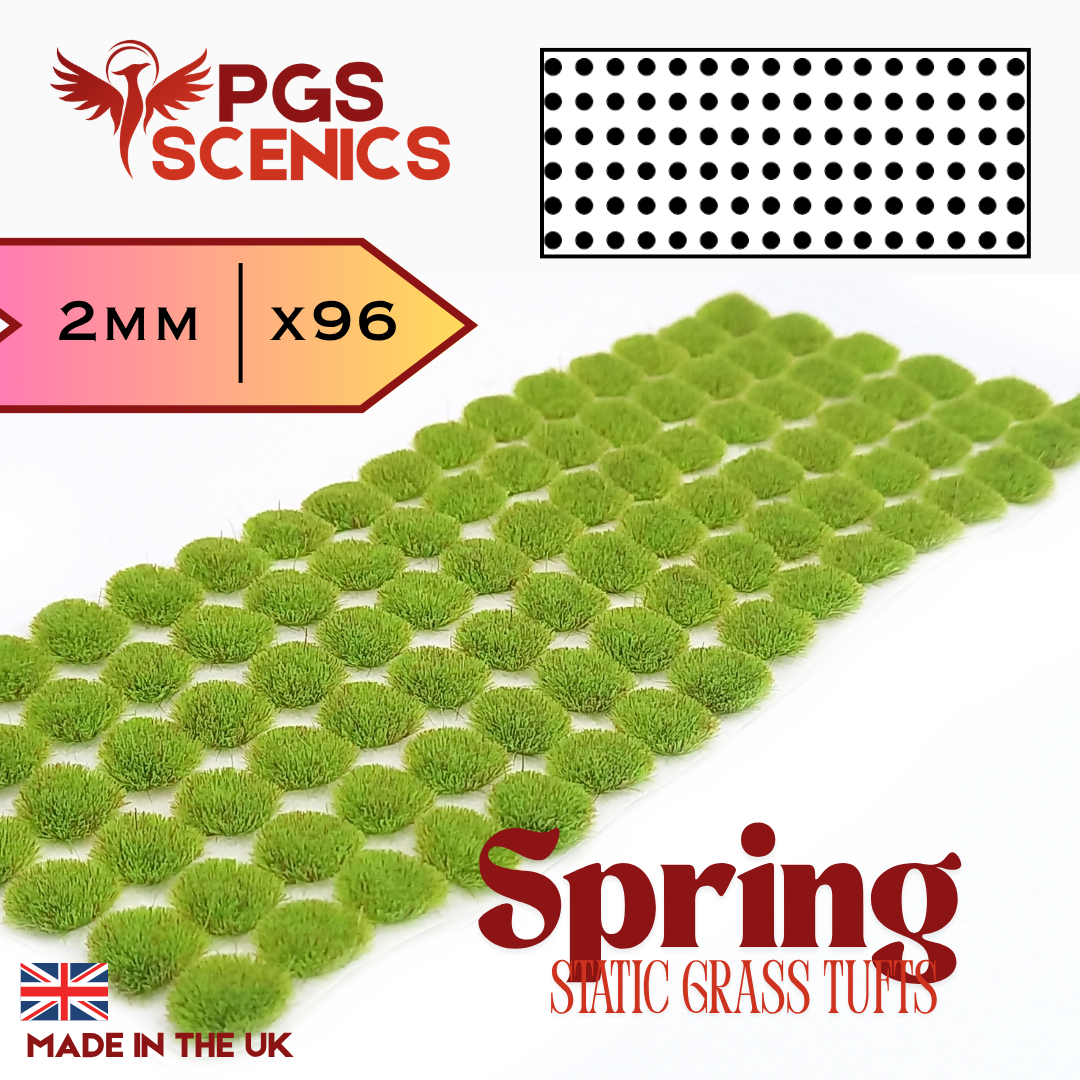 Spring - 2mm - Standard static grass tufts