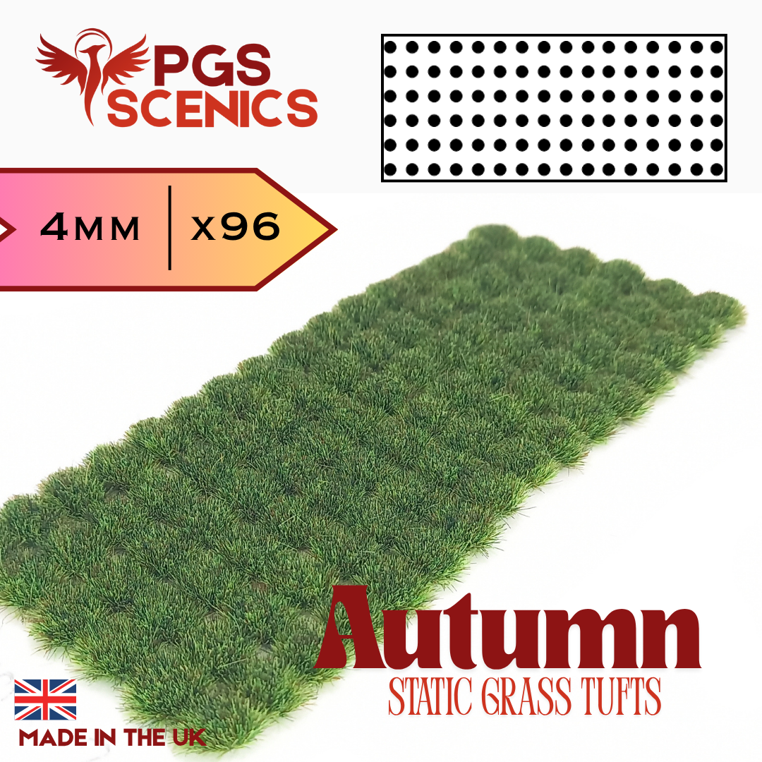 Autumn - 4mm - Standard static grass tufts