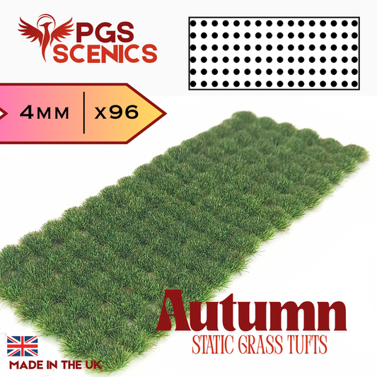 Autumn - 4mm -  Standard static grass tufts