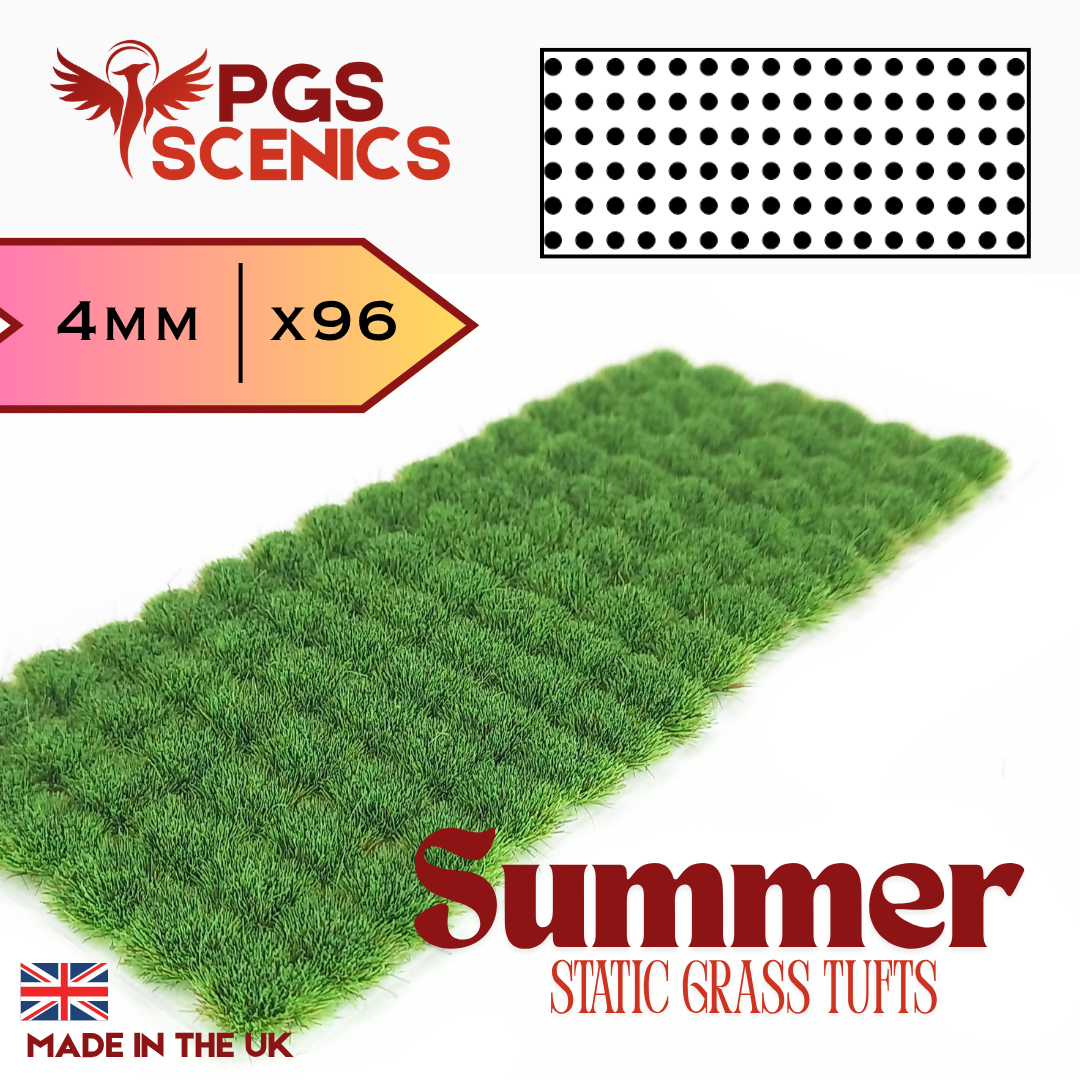 Summer - 4mm - Standard static grass tufts