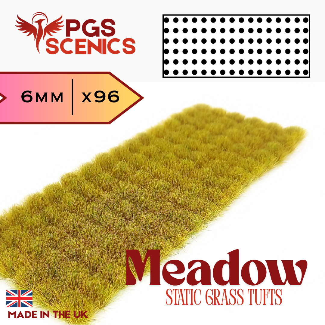 Meadow - 6mm - Standard static grass tufts