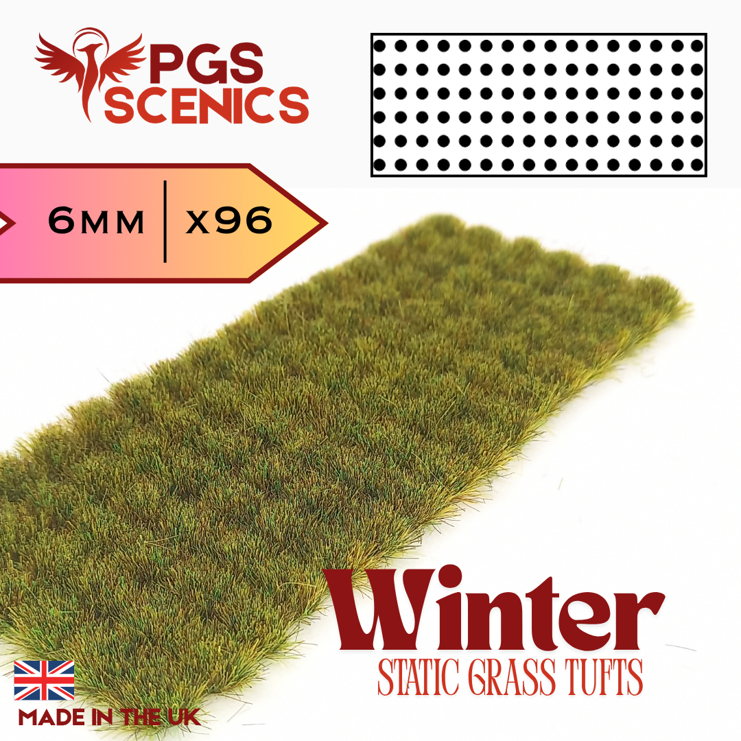 Winter - 6mm - Standard static grass tufts