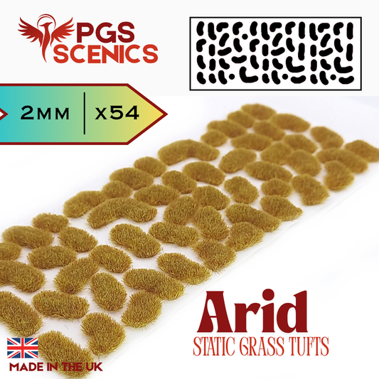 Arid - 2mm -  Irregular static grass tufts