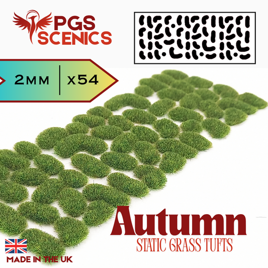Autumn - 2mm -  Irregular static grass tufts