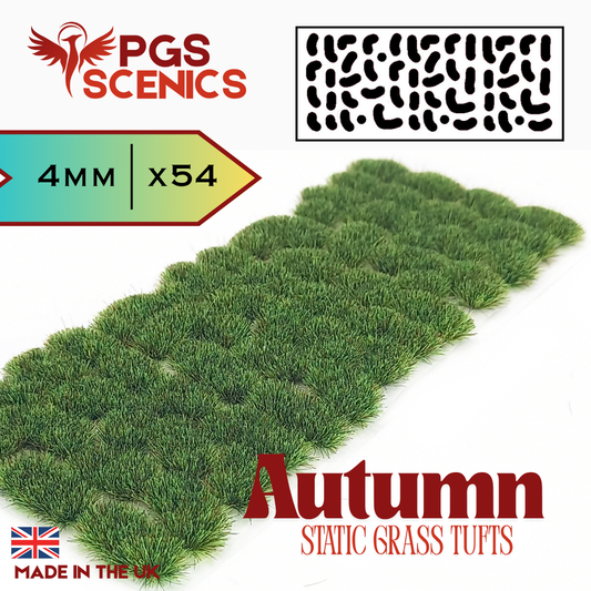 Autumn - 4mm -  Irregular static grass tufts