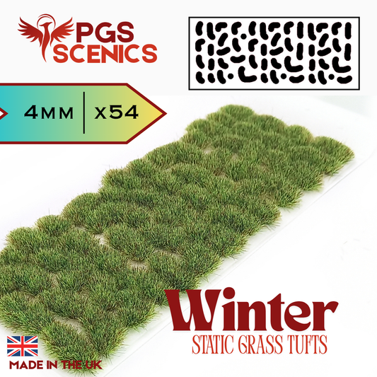 Winter - 4mm -  Irregular static grass tufts