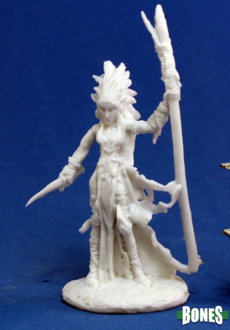 Reaper Bones 77121 - Liela, Dark Elf Wizard