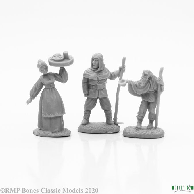 Reaper Bones 77665 - Townsfolk I (3)