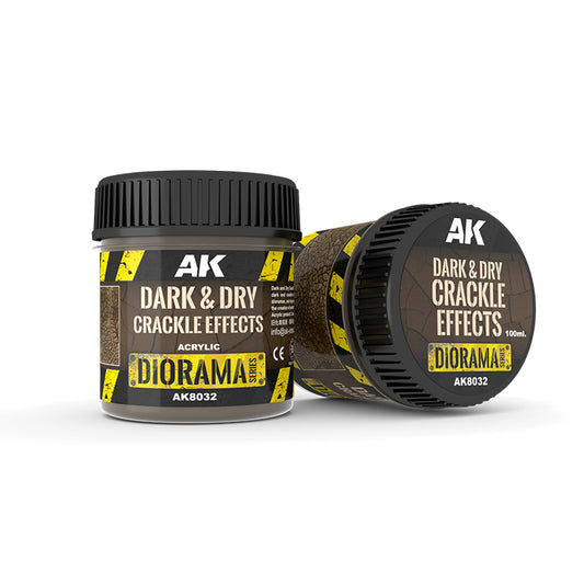 AK8032 Terrains - Dark & Dry Crackle Effect (100ml)