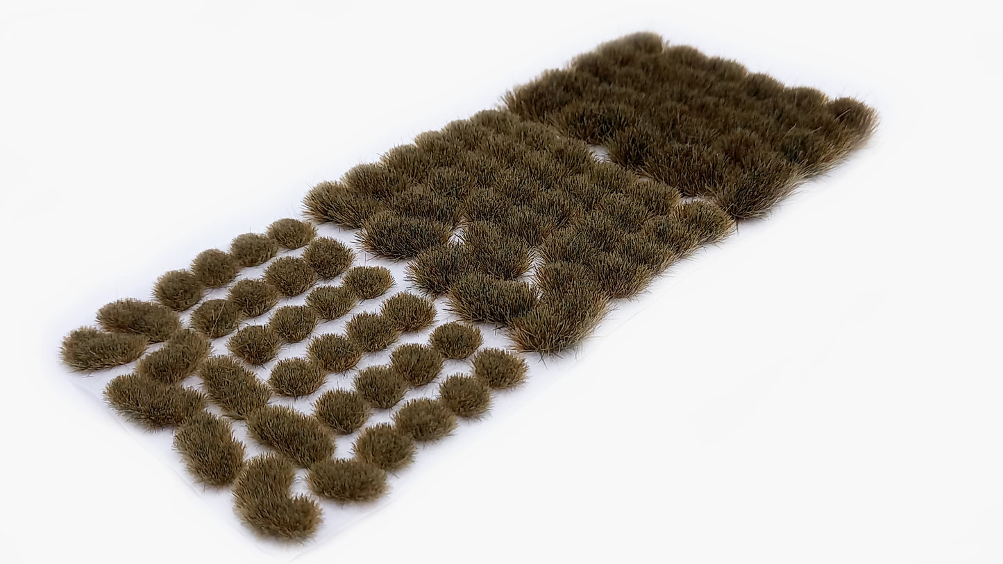 Drab - x91 2/4/6mm Mixed Static Grass Tufts