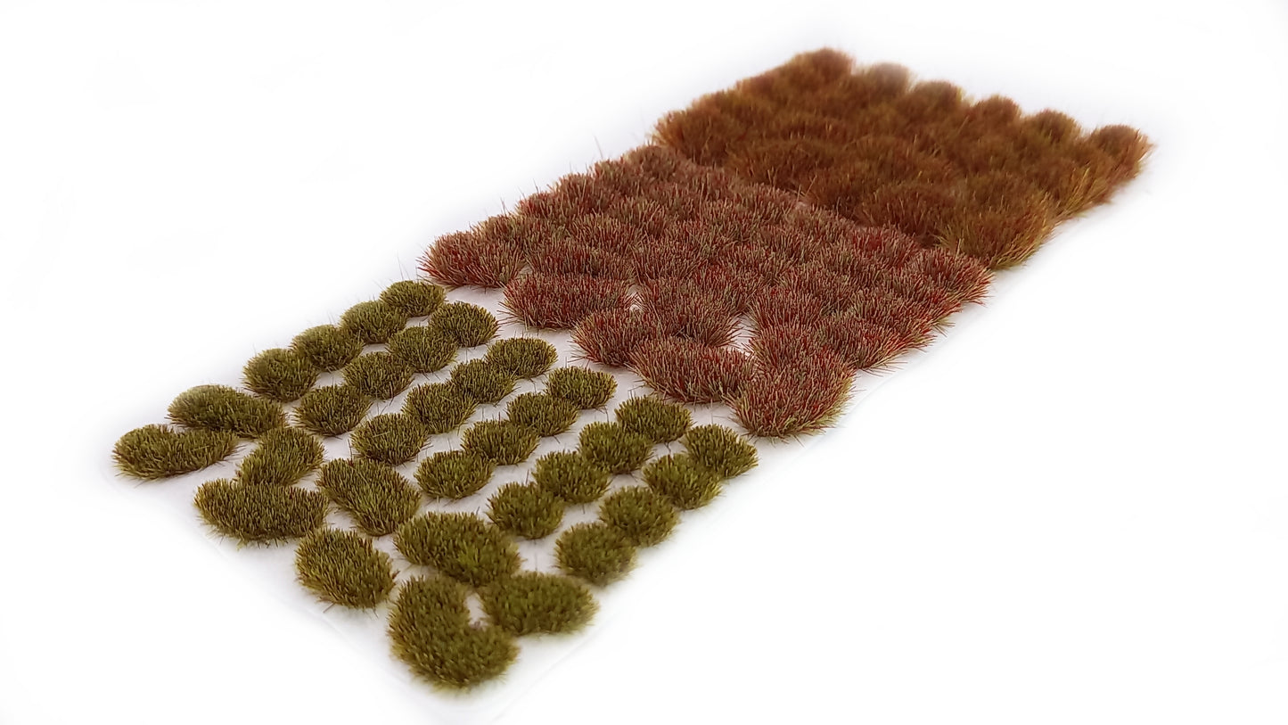 Light Marshland - x91 2/4/6mm Mixed Static Grass Tufts
