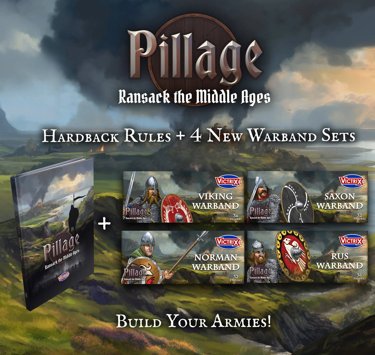 Victrix | Pillage Hardcover Rulebook