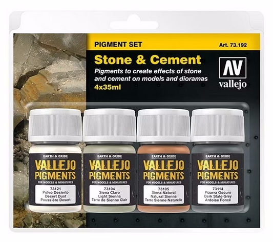 AV Pigments Set - Stone & Cement 4 x 35ml [73192]