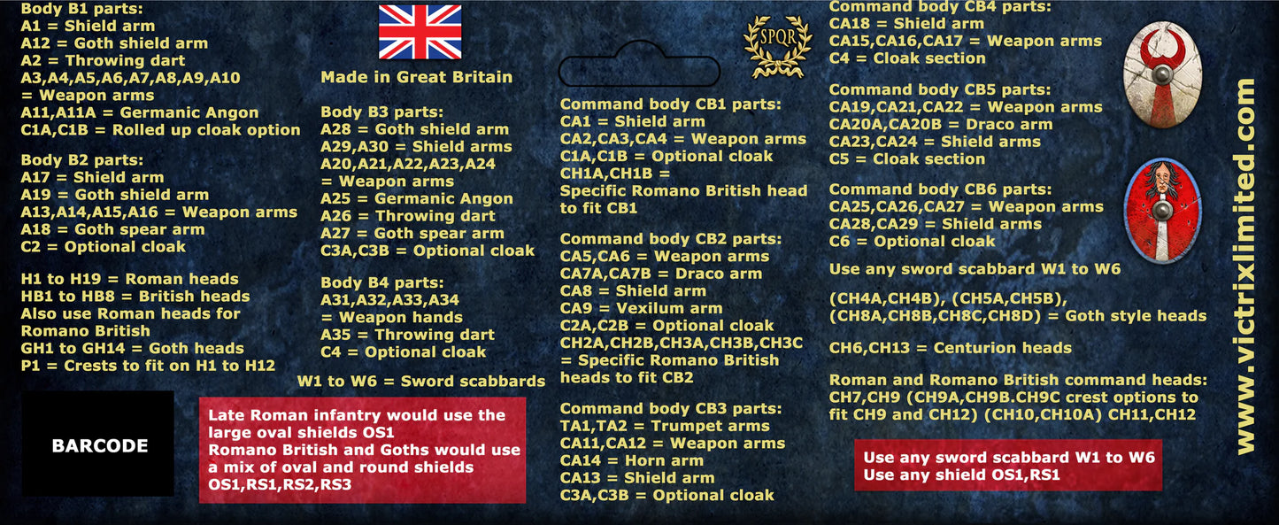 Victrix | Late Roman Unarmoured Infantry