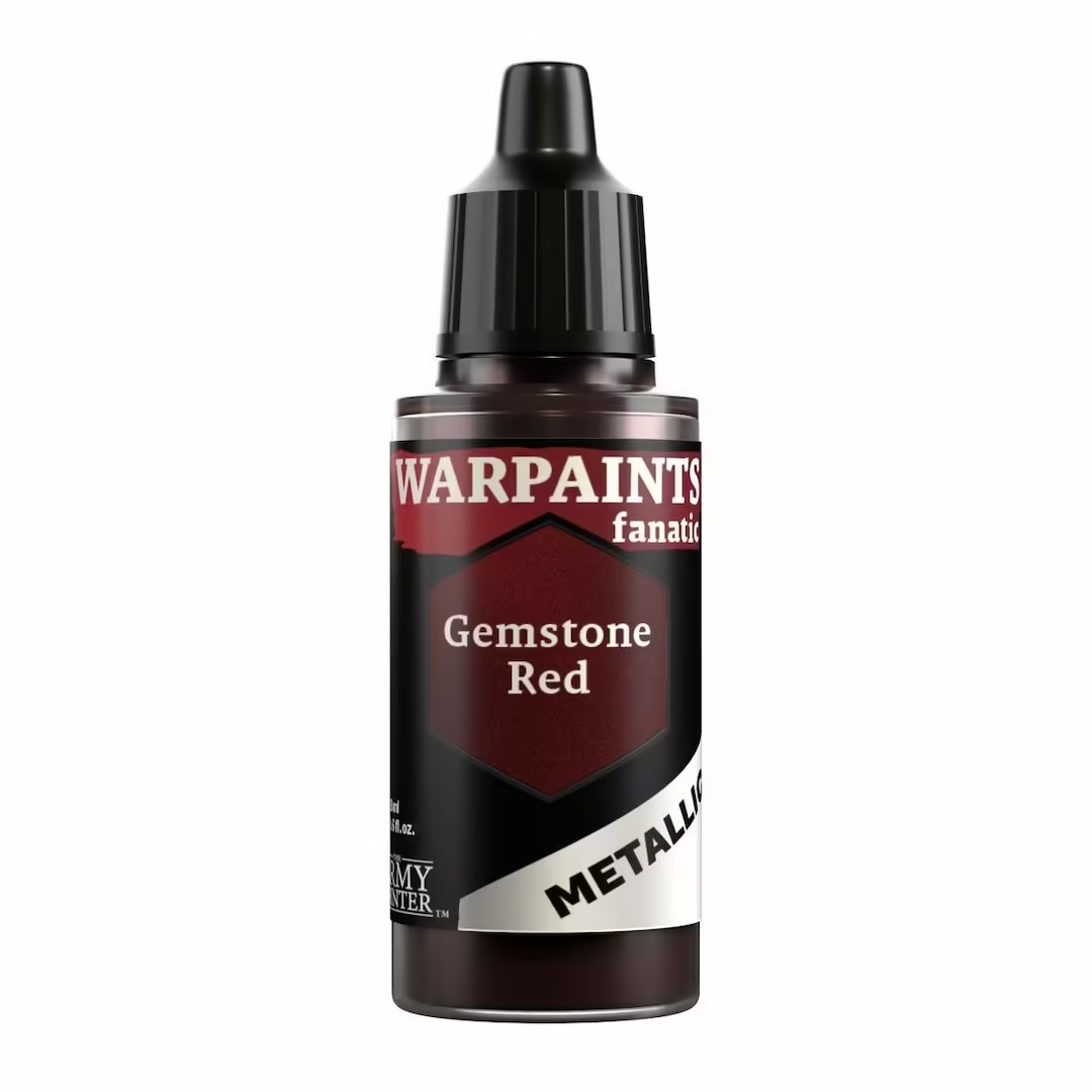 Warpaints Fanatic Metallic: Gemstone Red - 18ml