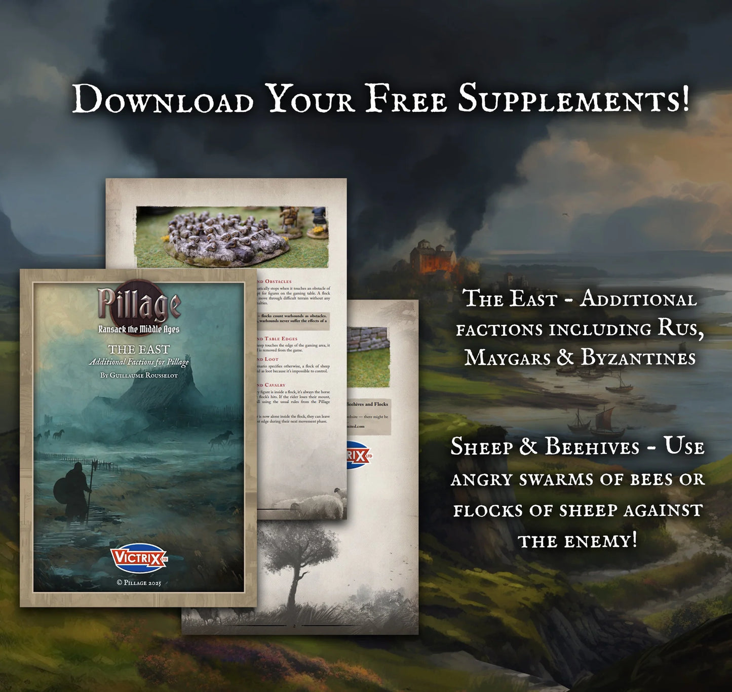 Victrix | Pillage Hardcover Rulebook