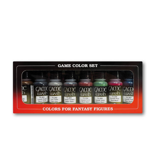 AV Vallejo Game Color - Washes 8 paint set VAL73998