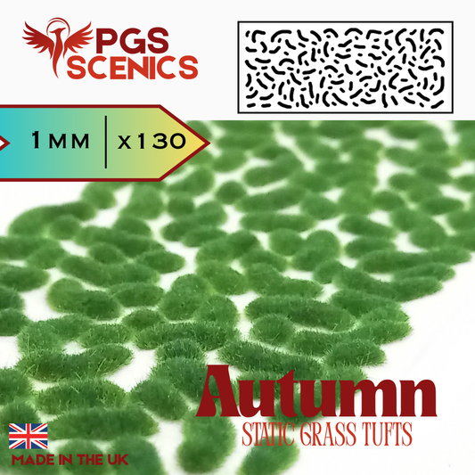 Autumn - x130 1mm Static Grass Tufts