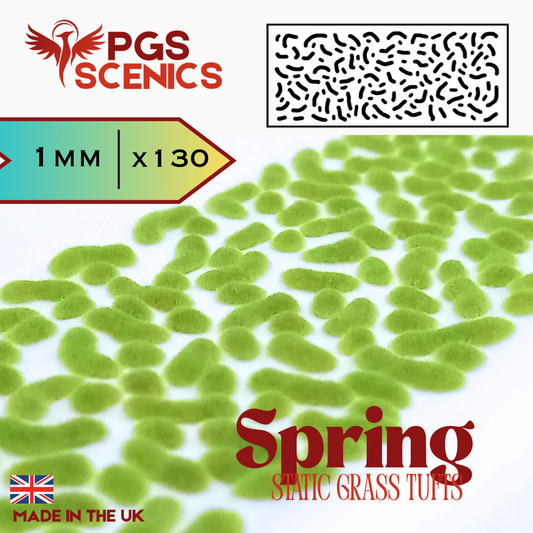 Spring - x130 1mm Static Grass Tufts