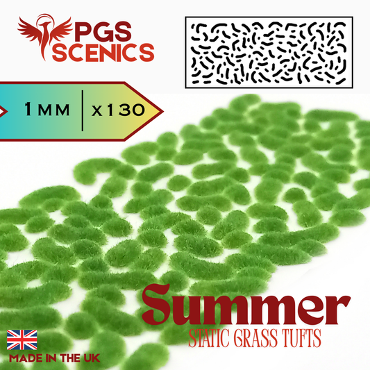 Summer - x130 1mm Static Grass Tufts