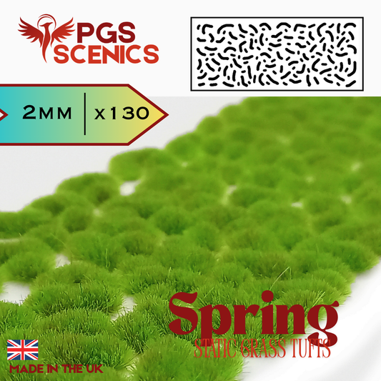 Spring - x130 2mm Static Grass Tufts