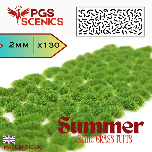 Summer - x130 2mm Static Grass Tufts