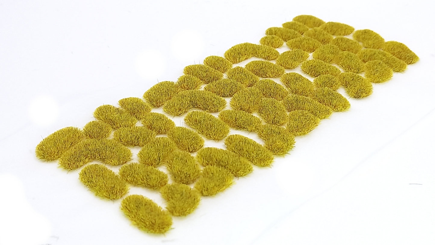 Wild Grassland - 2mm -  Irregular static grass tufts
