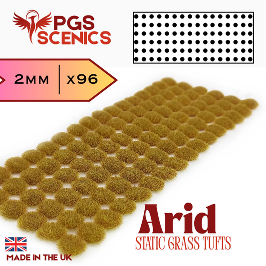 Arid - 2mm -  Standard static grass tufts