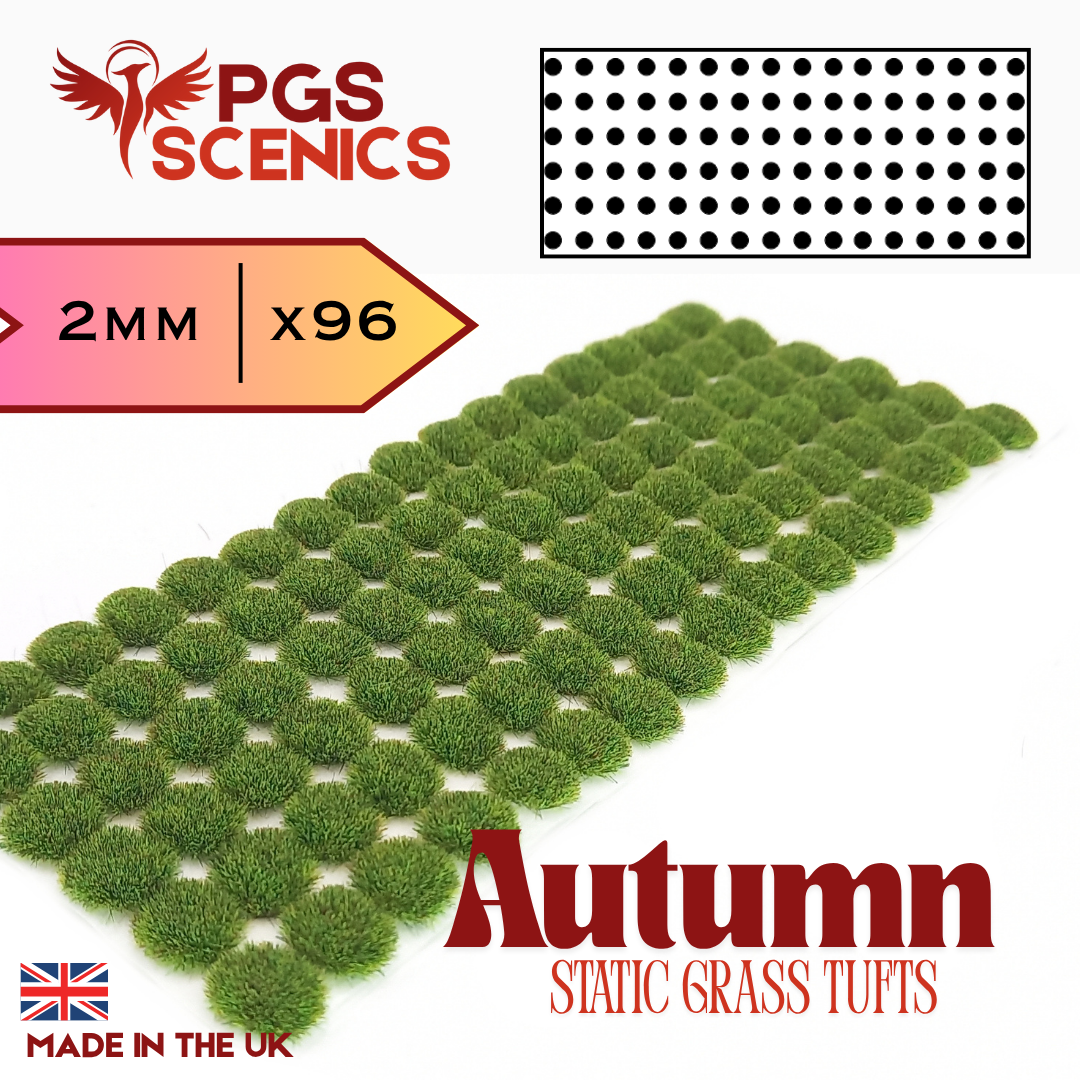 Autumn - 2mm -  Standard static grass tufts