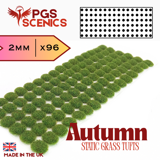 Autumn - 2mm -  Standard static grass tufts