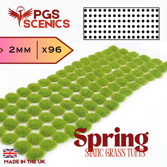 Spring - 2mm -  Standard static grass tufts