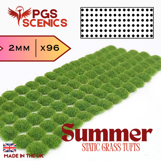 Summer - 2mm -  Standard static grass tufts