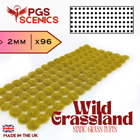 Wild Grassland - 2mm -  Standard static grass tufts