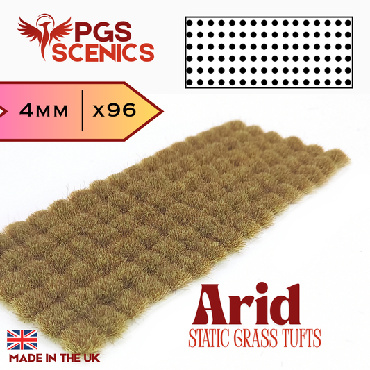 Arid - 4mm -  Standard static grass tufts