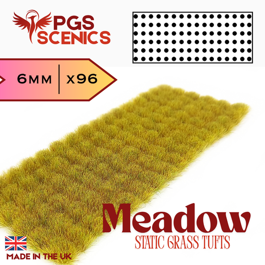 Meadow - 6mm -  Standard static grass tufts