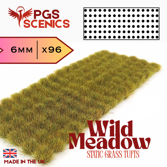 Wild Meadow - 6mm -  Standard static grass tufts