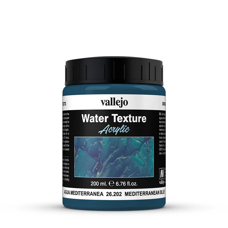 Water Texture - Mediterranean Blue 200ml - VAL26202